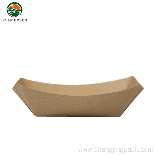 Eco Friendly Paper Take Away Sushi/Fruit/Snack Boat Tray